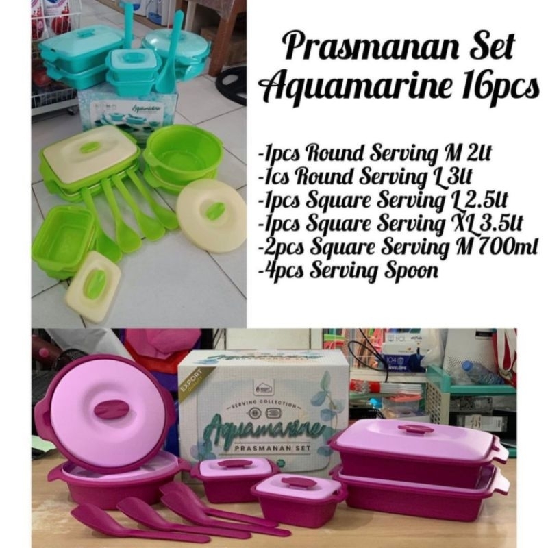 BIGGY - AQUAMARINE PRASMANAN PLASTIK SET
