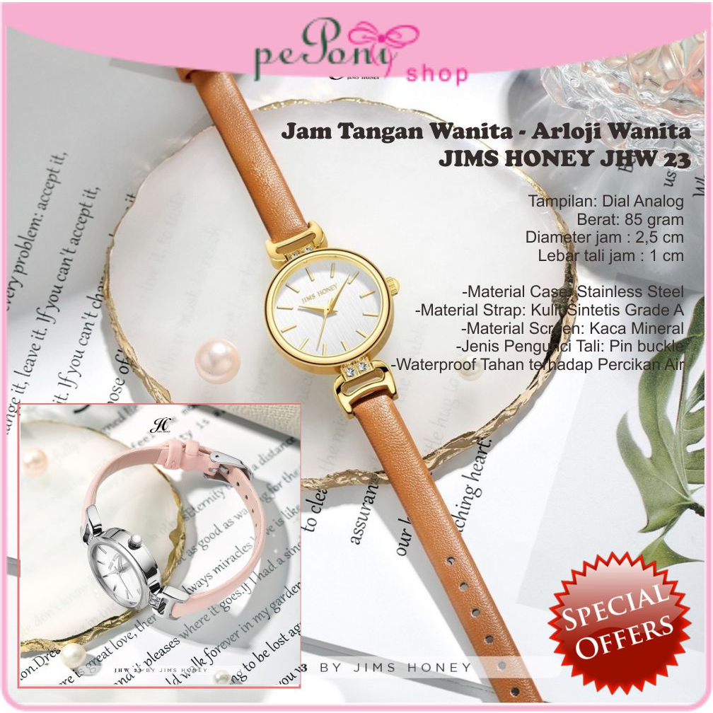 Jam Tangan Wanita - Arloji Wanita JIMS HONEY JHW 23 - Jam Cewe analog SALE