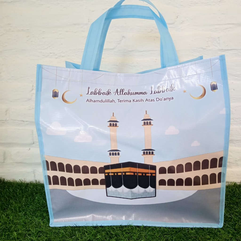 

Tas Haji Umroh JUMBO READY tas bag souvenir gift hajj umrah Promosi Tas Souvenir 40x40x20cm Murah