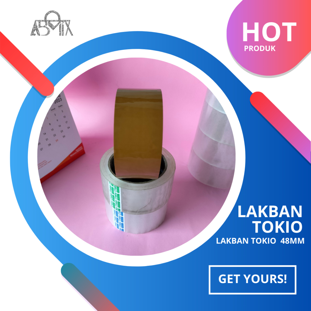 

Lakban Bening Ekonomis 48 mm x 100 Yard / Lakban Packing - Tokio