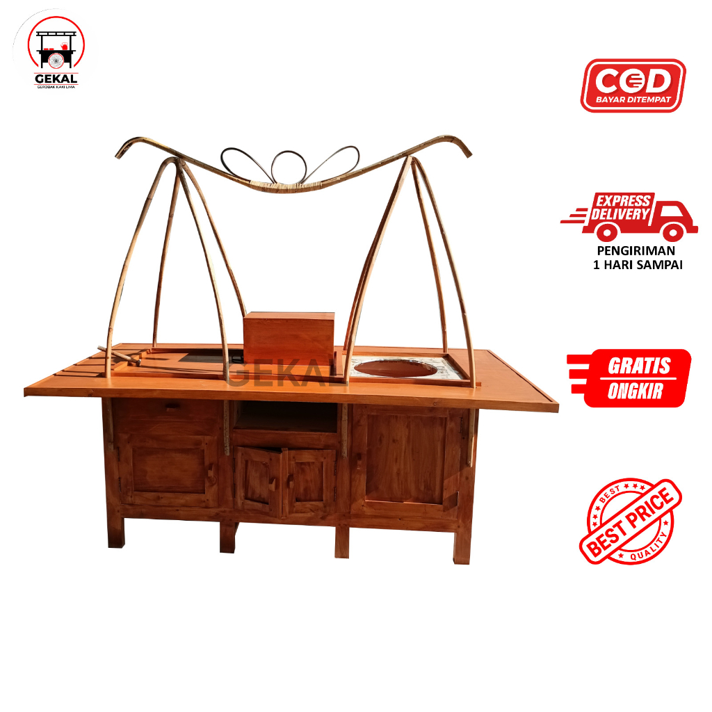 Gerobak Pikulan - Gerobak Dawet - Gerobak Soto Kudus -Gerobak Soto Pikul - Gerobak Gule