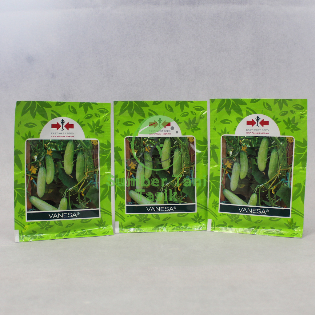 Benih Timun Lalap Mentimun VANESA 20 Gram Cap Panah Merah Original