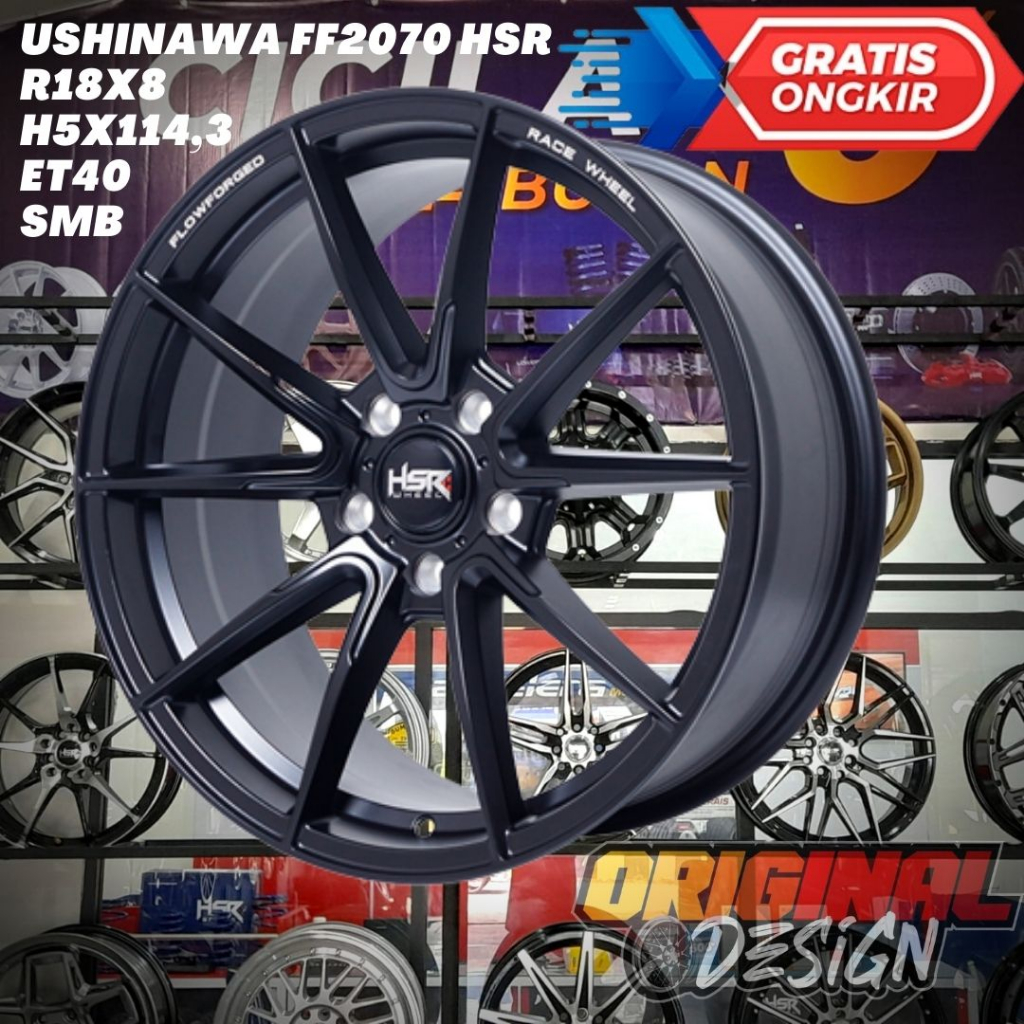 Velg Mobil Ring 18 R18 HSR Cocok Untuk Juke , Murano , Silvia , Xtrail