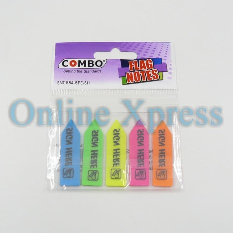 

Memo / Post It / Flag Notes SNT 584-5PE-SH (Sign Here Arrow) Combo