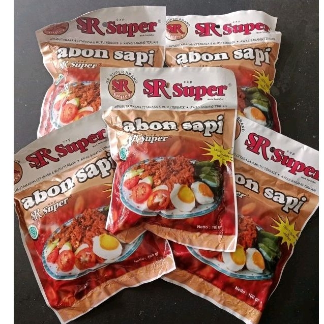 

Abon Sapi SriRatu Super kemasan 100gram (Abon Sapi Sachet)