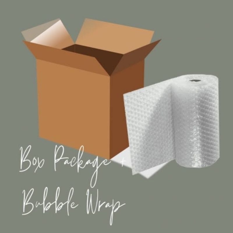 

( FREE Sticker Fragile ) Extra Bubble Wrap / Kardus / Karton