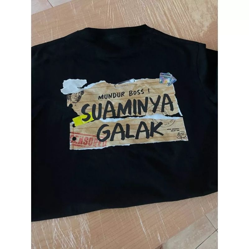 T-SHIRT KAOS DISTRO MUNDUR BOS SUAMINYA GALAK DTF