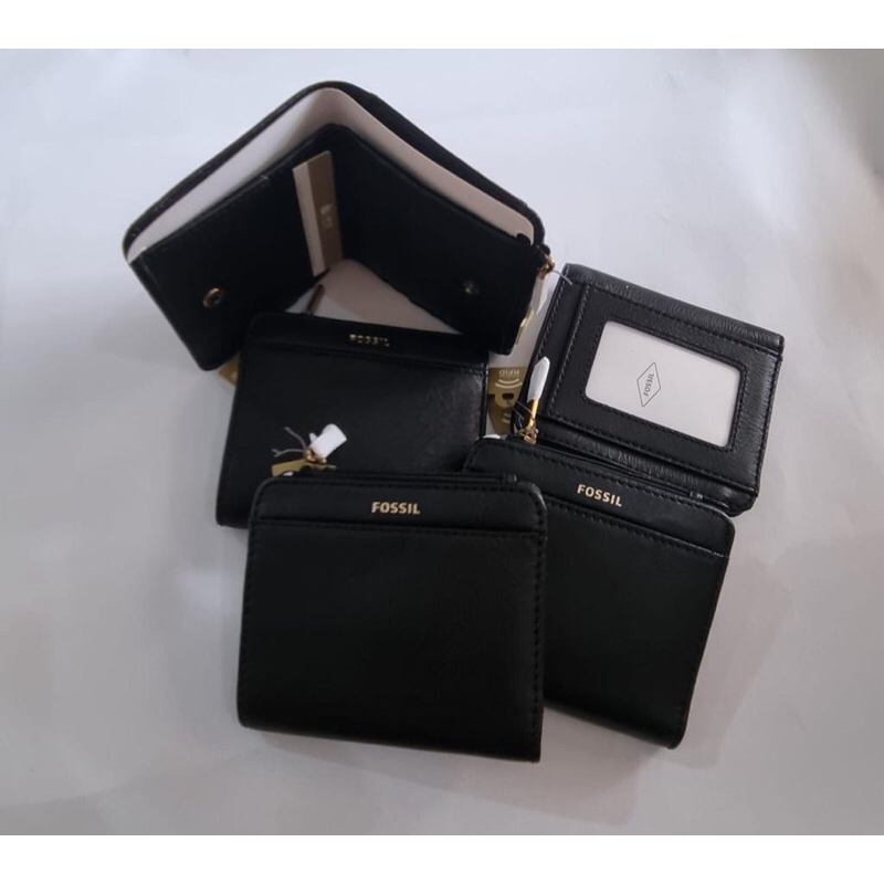 DOMPET Fossil  MINI WALLET BLACK JORI BIFOLD
