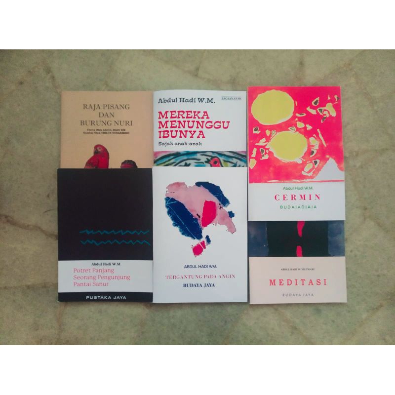 Paket Buku Puisi Abdul Hadi WM Langka Banget