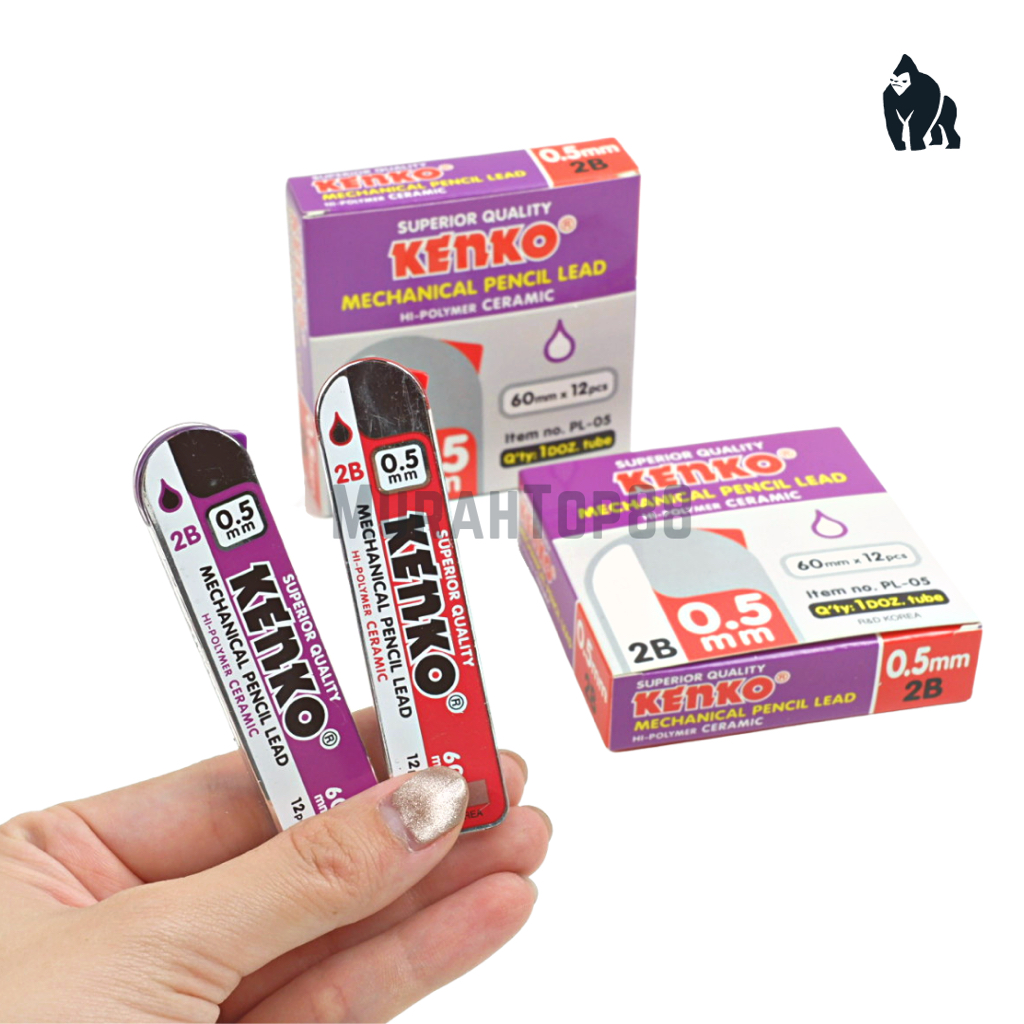 

Isi Pensil Mekanik / Kenko Pencil Lead 2B PL-05 (0.5 mm x 60 mm)