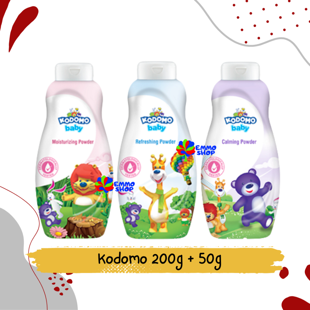 Bedak Kodomo Baby Powder Botol 200g+50g