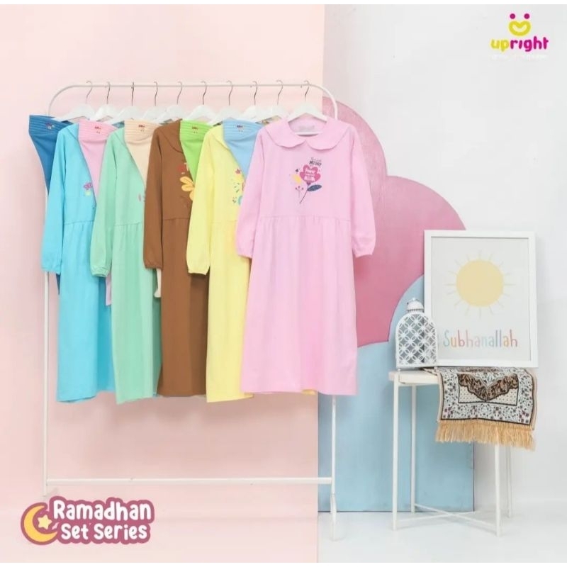 SET GAMIS + JILBAB UPRIGHT RAMADHAN SERIES