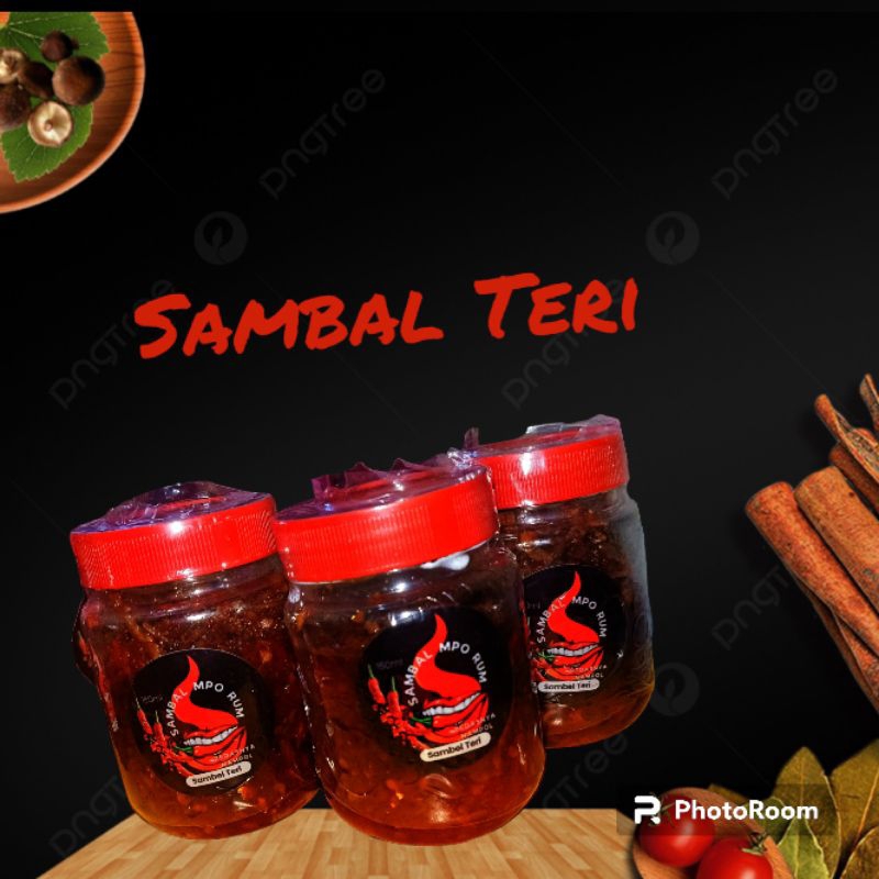 

Sambal Teri by Mpo Rum 200ml Pedas Nampol