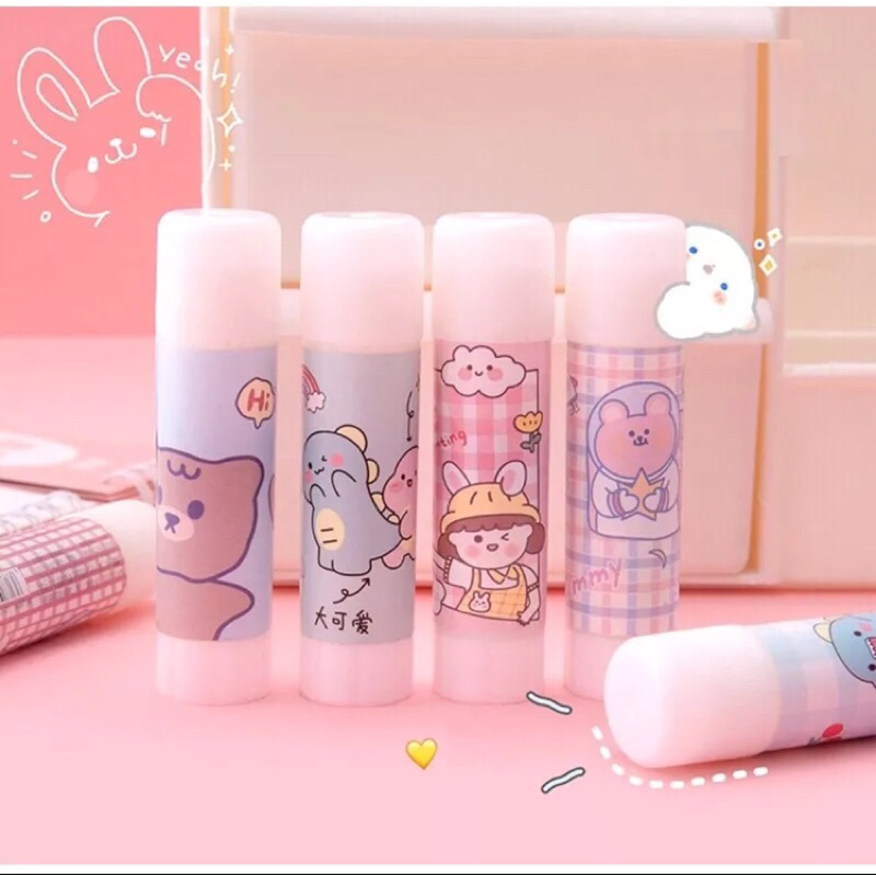 

LEM GLUE STIK KARAKTER LUCU / LEM KERTAS KARAKTER