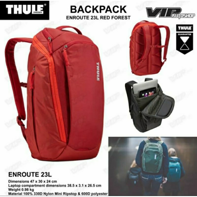 THULE Backpack EnRoute Tas Ransel Tas Laptop Outdoor Original 316 Sekolah Kuliah