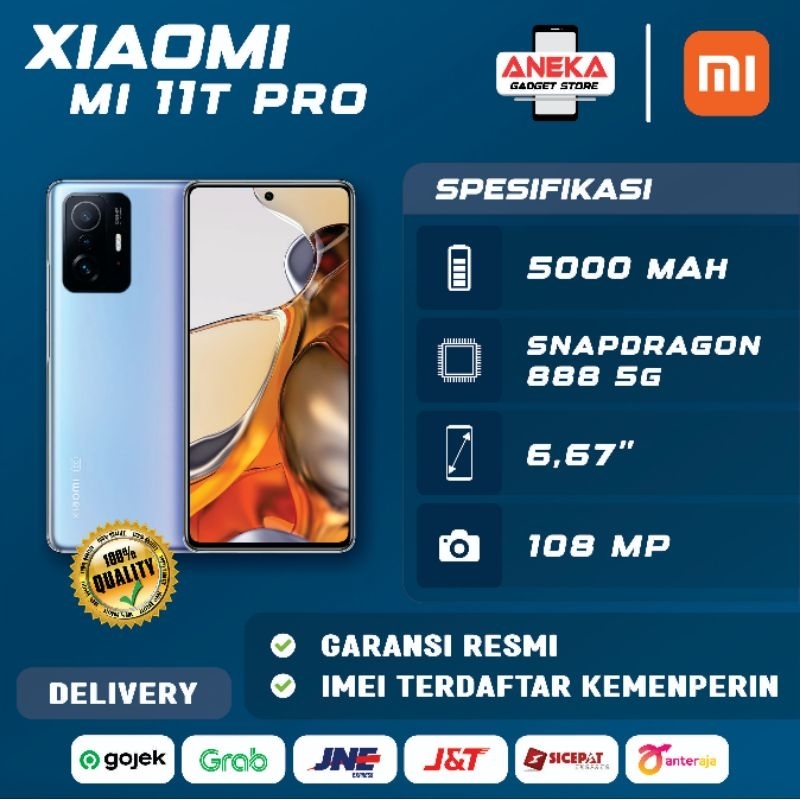 Mi 11T Pro 5G 12GB/256GB Garansi Resmi Xiaomi