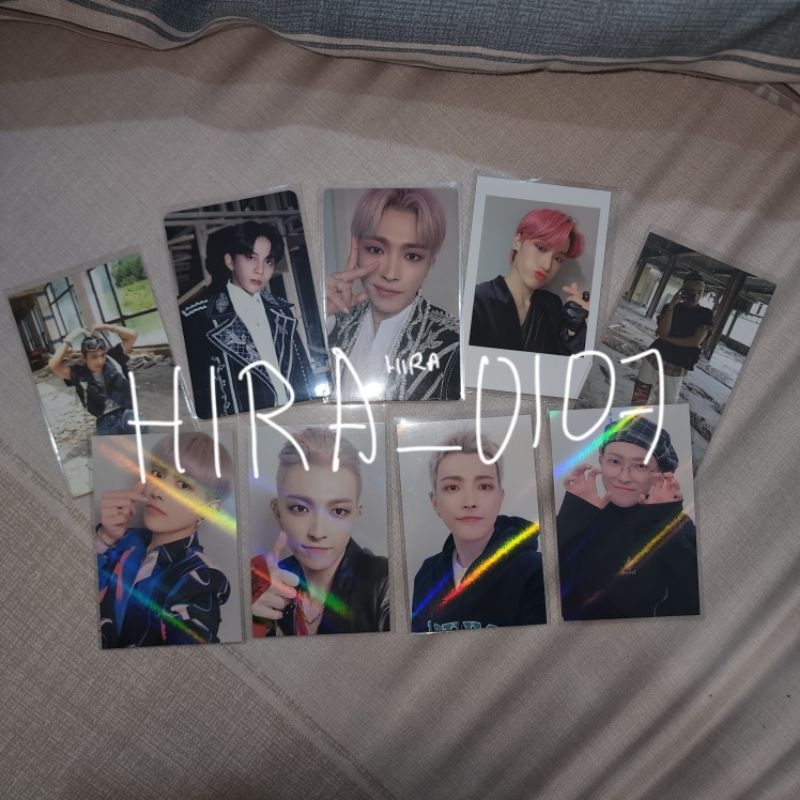 ATEEZ DVD Hongjoong photocard, subk pob san, perfume jongho, fever part 1 hongjoong, pob hongjoong