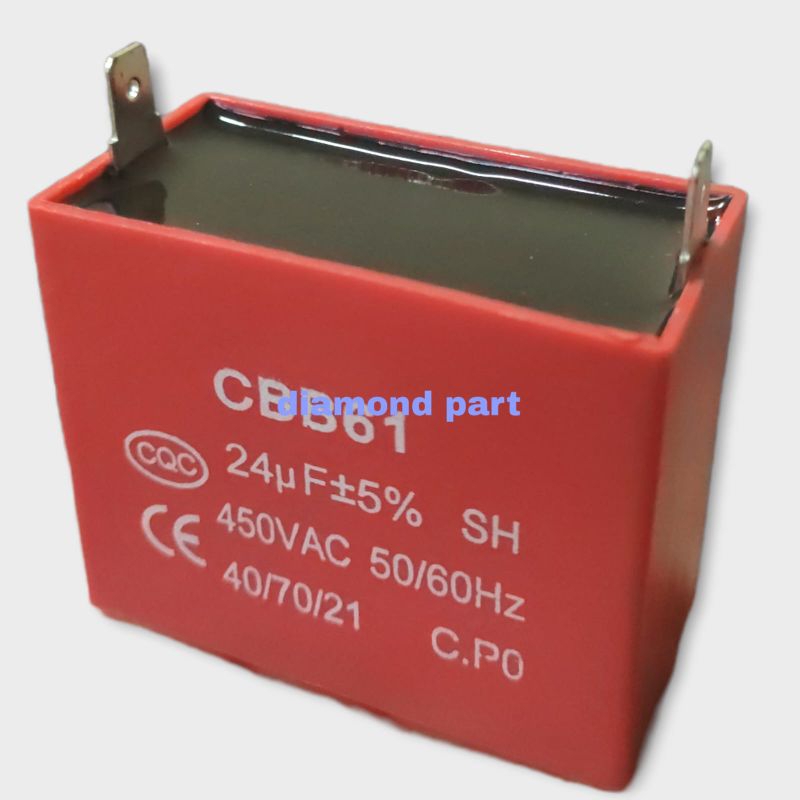 Kapasitor Genset Full Power 24uf, 450VAC mesin genset