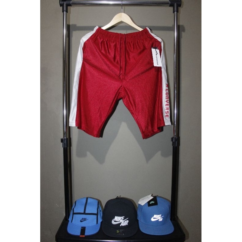 Converse All Star Athletic Apparel Men's Mesh Basketball 1210-0765 Shorts Original Celana Olahraga B