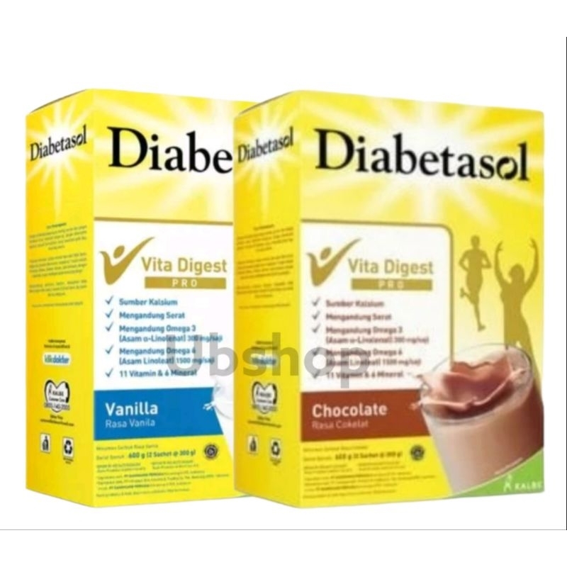 

Diabetasol Vita Digest Vanilla/ Chocolate / Capucino 170gr-1000gr