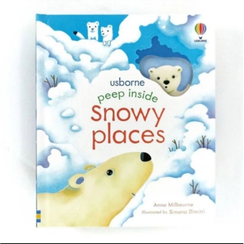 ORIGINAL USBORNE PEEP INSIDE SNOWY PLACES