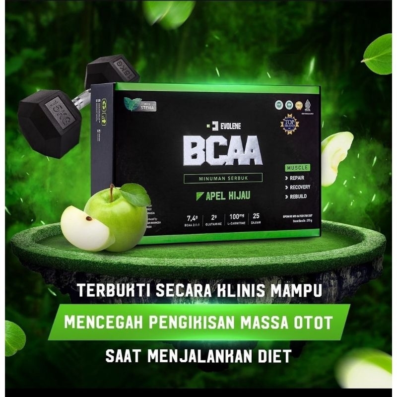BCAA Evolene BCAA Apple - Free Shaker