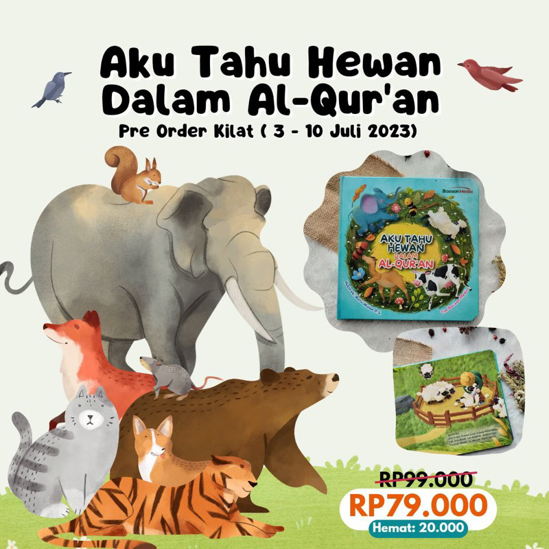 

(READY) aku tau hewan dalam Al-Qur’an