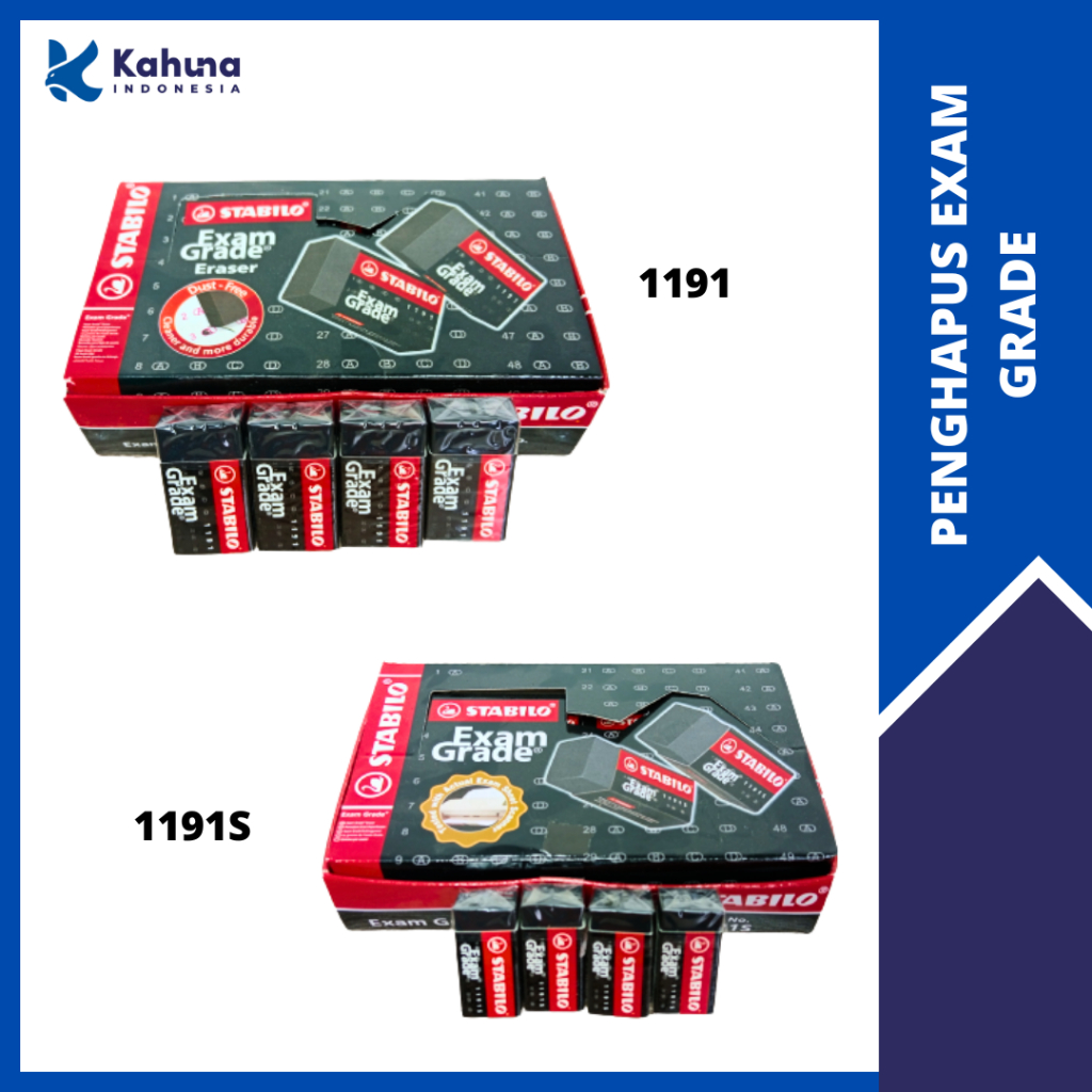 

Penghapus / Eraser Stabilo Exam Grade Mini dan Grade Kecil - Satuan