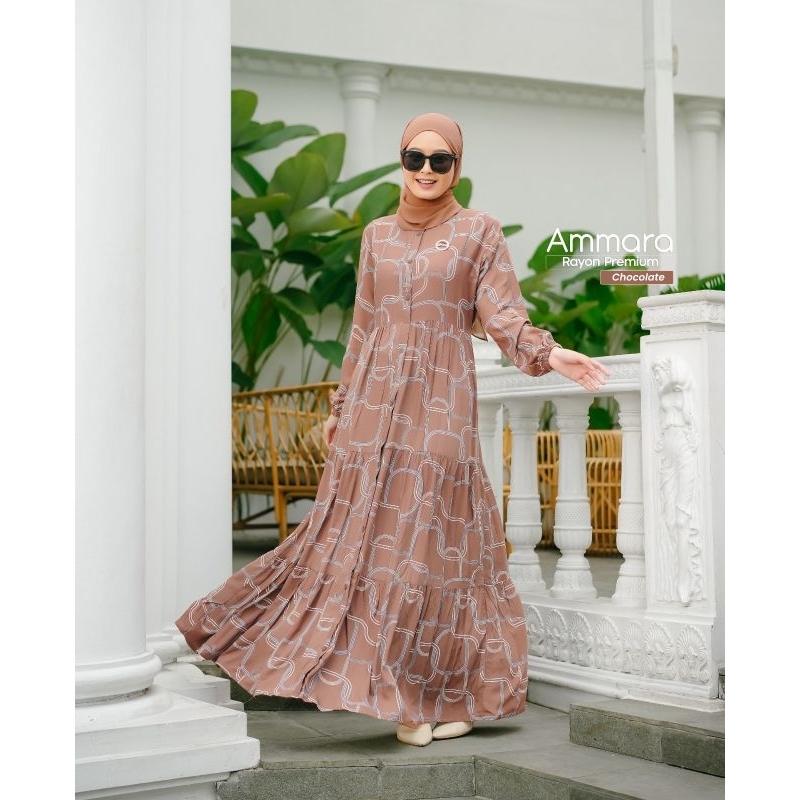 AMMARA DRESS//GHINA FASHION//GAMIS//DRESS//TERBARU