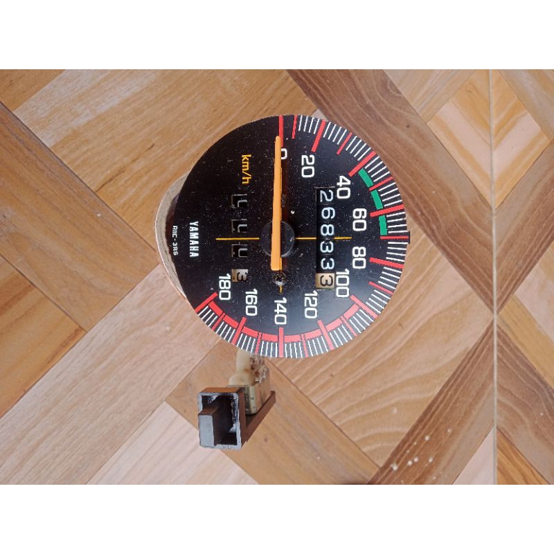 mesin speedometer original Yamaha rxz rzr old lama tua odometer kilometer reset speedometer spidomet