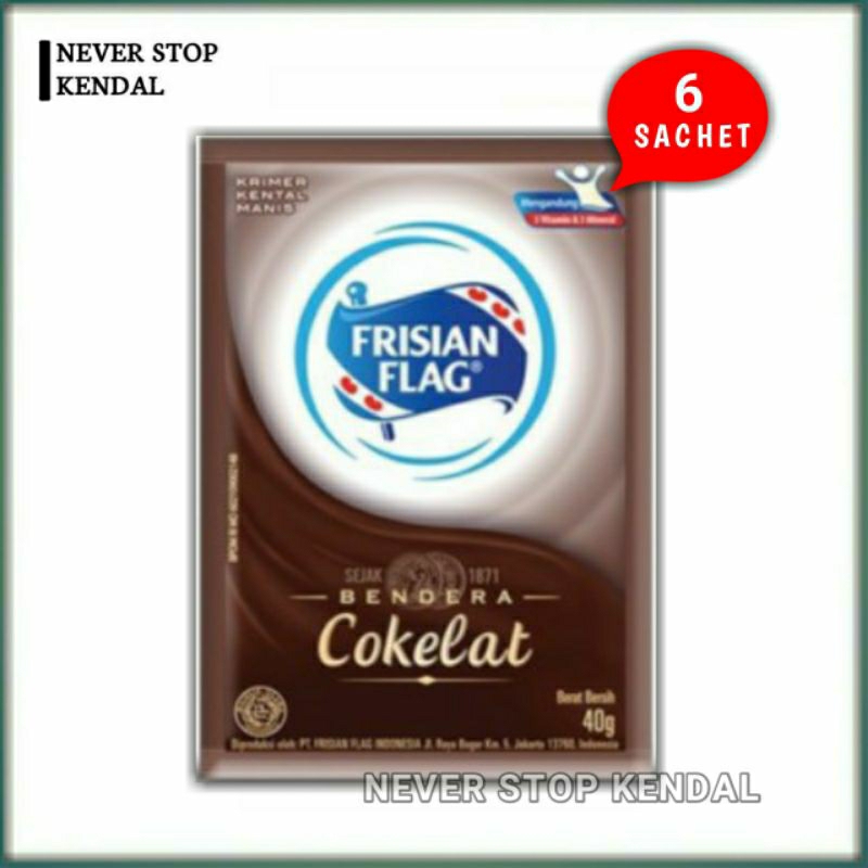 

Susu Kental Manis Frisian Flag Coklat 6 Sachet