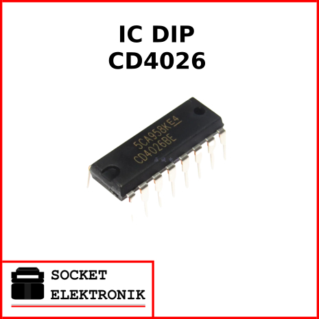 IC CD4026 CD 4026 BCD Counter 7 Segment Cathode