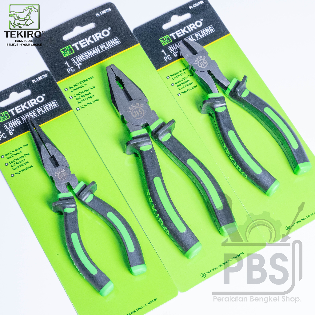 [Jenis & Ukuran Pilih Sendiri] Tang . Tang TEKIRO 6 " 7"  Tang Multifungsi Lengkap . Tang TEKIRO Ori