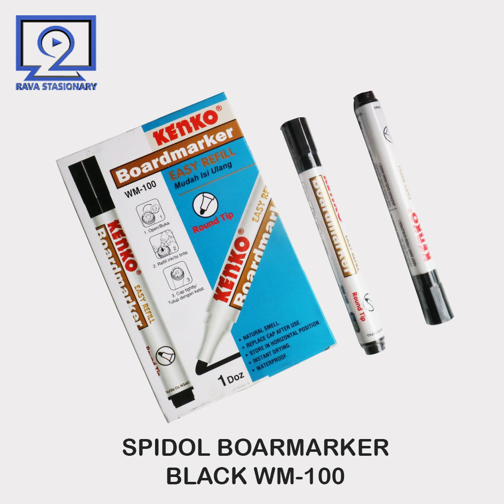 

SPIDOL KENKO BOARMARKER BLACK WM-100