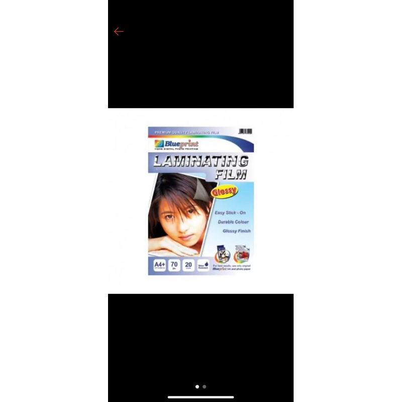 

Kertas Laminasi / Laminasi Glossy Photo Paper Film BLUEPRINT A4