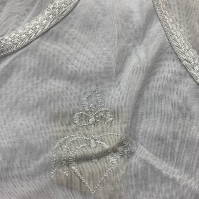 (6pcs)Singlet Putih Wanita Indira Kaos Dalam Katun Wanita Remaja