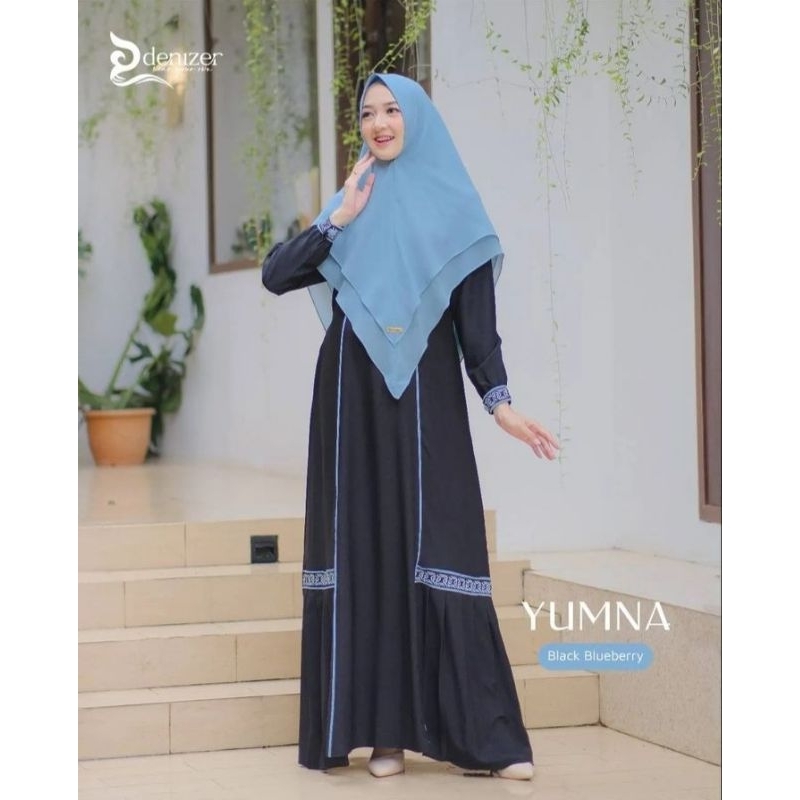 gamis set khimar yumna by denizer