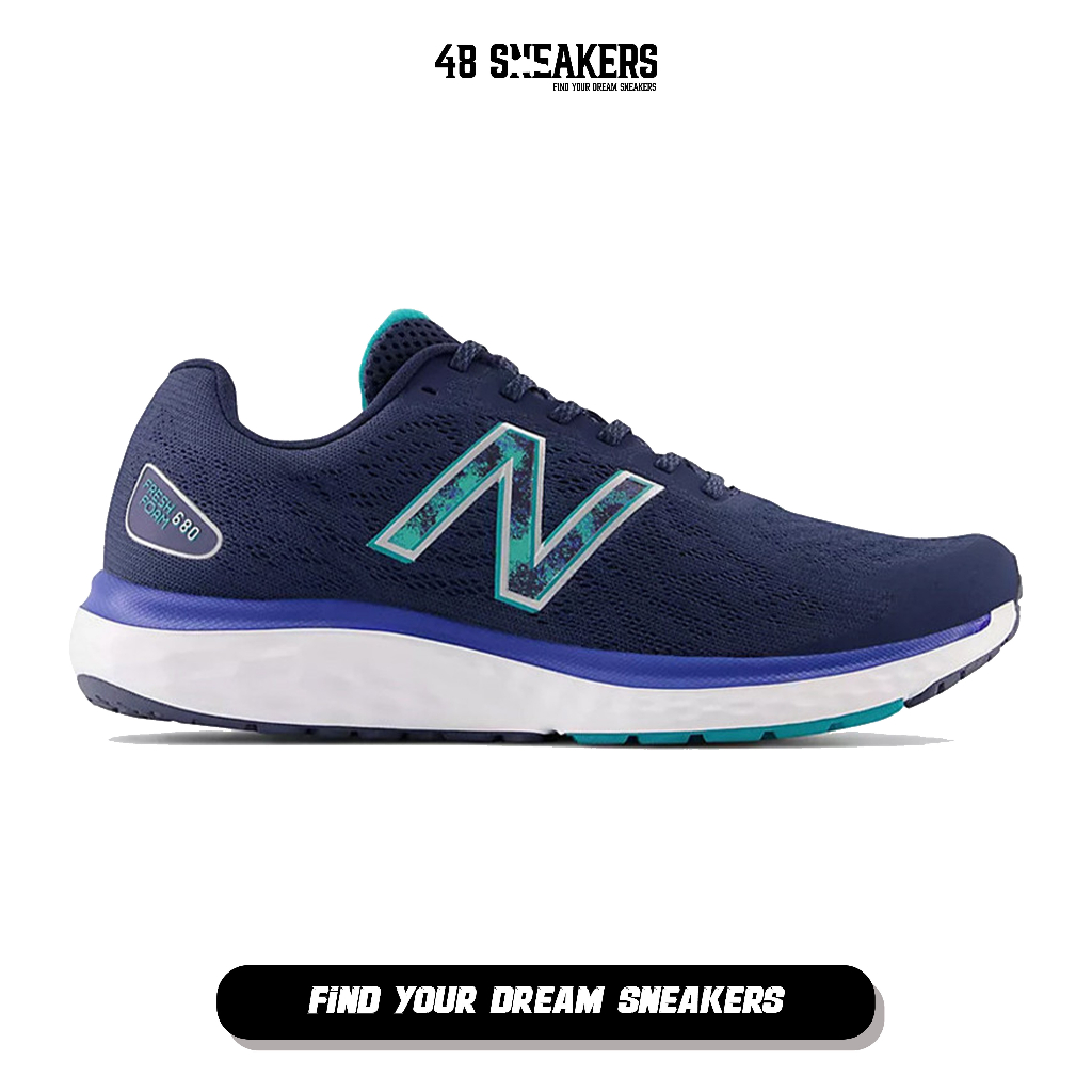 Sepatu Pria New Balance Fresh Foam 680 V7 Natural Indigo (M680RB7) Original