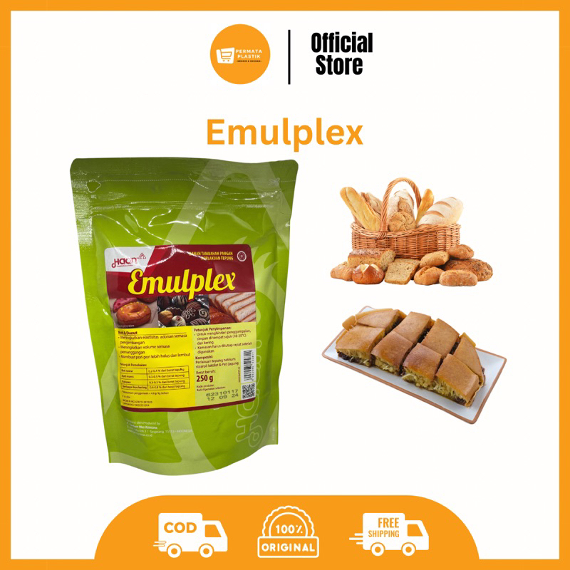 

Emplex Emulplex Tepung Perenyah Dan Pelembut Kue Kering Martabak Roti Donat 250 gr