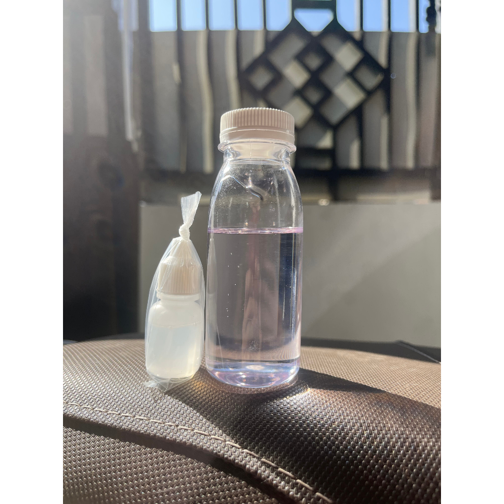 resin bening dan katalis 100gr