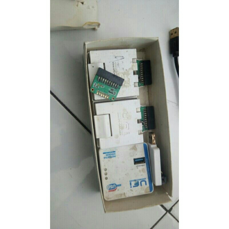 ufi box lengkap bekas pemakaian