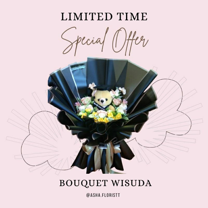 Buket boneka wisuda/buket bunga/buket uang
