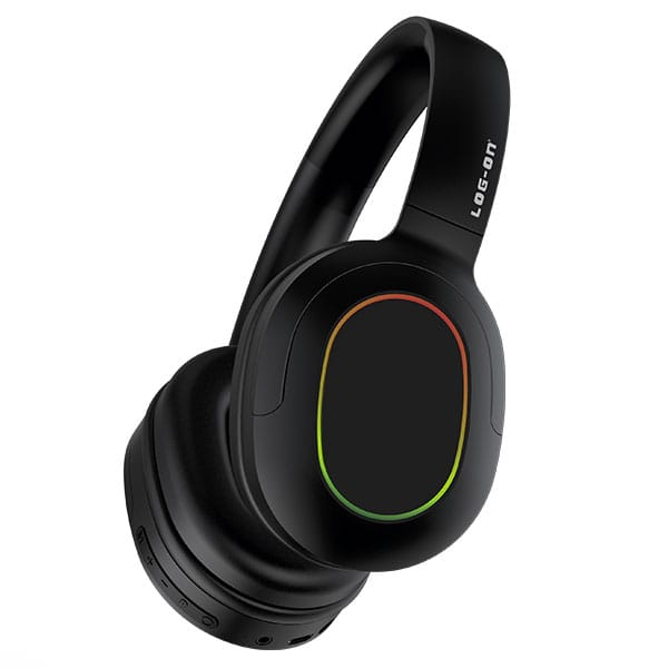 LOG-ON BLUETOOTH HEADPHONE GAMING HEAR ON 8 LO-HP8, BLUETOOTH 5.3 POWERFULL BASS BY SMOLL