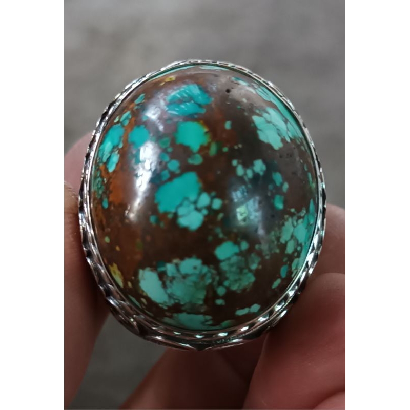 natural pirus biru hijau persia