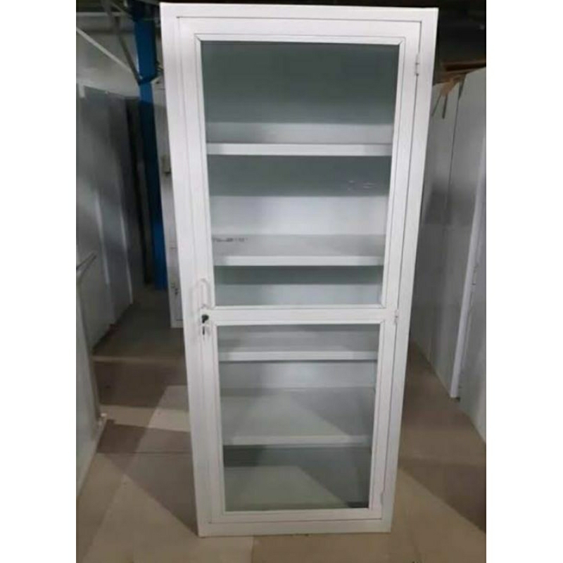 lemari obat instrumen 1 pintu kaca