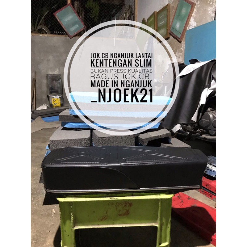 Jok CB Nganjuk lantai kentengan Slim bukan press kualitas bagus JOK CB  made in nganjuk