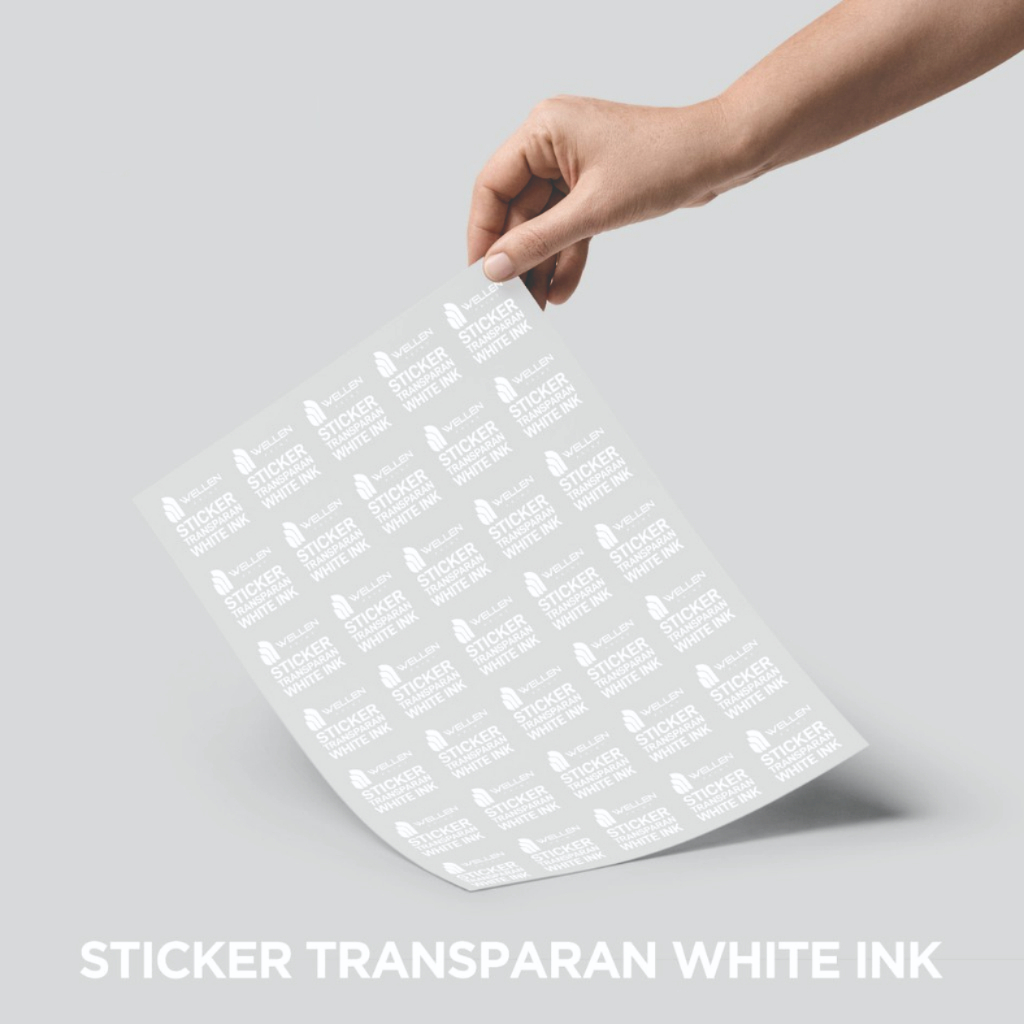 

Cetak Sticker Transparant A3+ White Ink / Print Stiker Tinta Putih - White Only