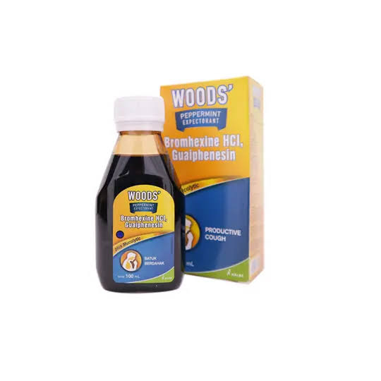 Woods Peppermint Expectorant Sirup 100 ml & 60ml/ Woods Peppermint Expectorant Sirup 100 ml & 60ml/ 