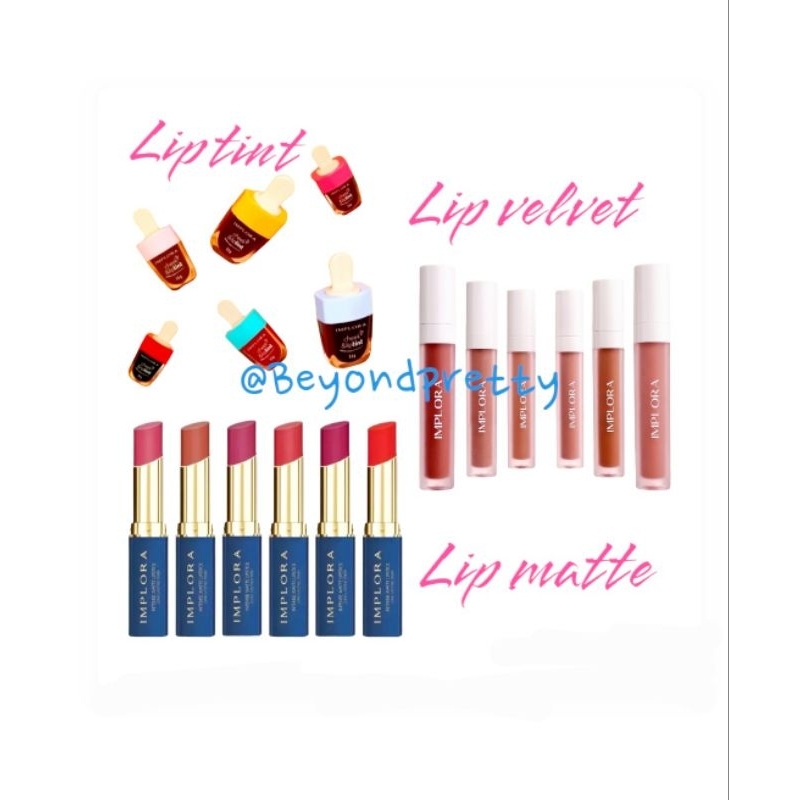 ❤️beyond❤️ implora intense matte lipstik//lipstik velvet//lip tint