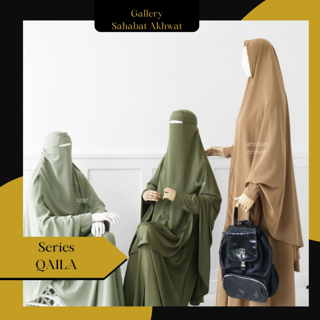QAILA GAMIS n KHIMAR by ALHAURA klambieakhwat | Bahan Cordelia